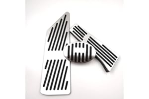 DANDELG at Gaspedal Bremse Fußstütze Pedalauflagen Auto, Für BMW F48 X1 F45 2er Active Tourer 2014-2020