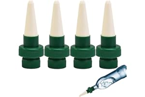 Joyeee Automatisch Bewässerung Set, 4 Stück Keramik Automatische Pflanzen Bewässerung Bewässerungssystem Zimmerpflanzen Wasserspender Tropf für Garten, Zimmerpflanze, Blumen, Topfpflanzen