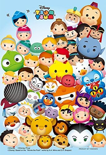 70 Piece Jigsaw Puzzle Prism Art Petit Disney Tsum Tsum - A Lot 2- (10x14.7cm) by Yanoman
