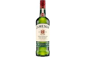 Jameson Original Triple Distilled Blended Irish Whiskey, 40 Percent ABV, 70cl, Irish Whiskey with Spicy Wood and Sweet Notes, Triple Distilled in Ireland, Packaging May Vary