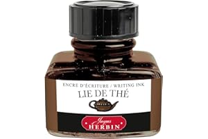 JACQUES HERBIN EXACOMPTA Herbin 13044T - Un flacon d'encre 30 ml pour stylo-plumes et stylos roller, Lie de thé
