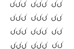 Sricam 32 Pack Cup Ceiling Hooks, Vinyl Coated Screw-Plant Hooks, Kitchen Cup Hook Great for Indoor, Christmas Light Hook & Outdoor Use(1 inch, Black)