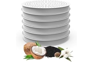 WellToBe Filtres A Charbon de Rechange pour Fontaine à Eau pour Chats W25 Pro (Paquet de 6)