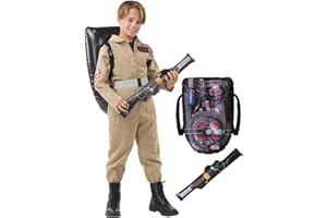 Funidelia Costume da Ghostbusters per bambina e bambino, Licenza Ufficiale, Film e Cinema, Fantasmi - Vestito per bambini per feste, Carnevale e Halloween