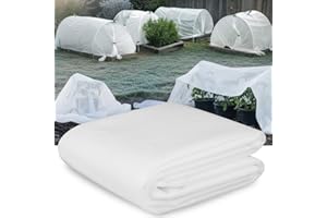 Honsaifau Garden Fleece Frost Protection: 2m x 5m 30GSM Tear-Resistant Non-Woven Fabric Horticultural Fleece for Outdoor Plants – Reusable Winter Plant Cover for Trees Shrubs & Crop Rows