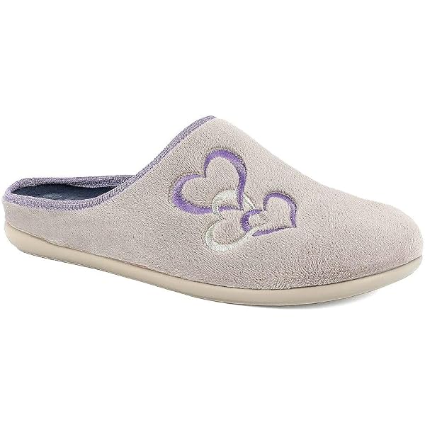 inblu GF000005 Grigio Ciabatte Pantofole Donna Invernali