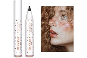 SOMGKINE Freckle Pen długopis do piegów, sztuczny pieg, trwały, Soft Dot Sopt Pen, łatwy do farbowania, naturalny naturalny freckles (01#jasnobrązowy)