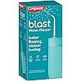 Colgate Blast Cordless Water flosser (Teal) | Blast Away Plaque Between Teeth & Gums | Helps to Promote Gum Health (1 water flosser, 2 nozzles, 1 USB charging cord)