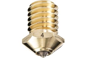 DUROZZLE Stampante 3D Diamante PCD 0,4 mm per Bambu Lab P1P / P1S / X1 / X1C Hotend aggiornato, stampa 3D ad alta velocità, temprata, alta precisione (Bambu Lab, 0,4 mm)