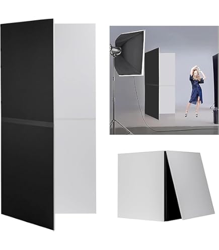 V-Flat World 40" Foldable Photography Reflector - 10-in-1 Light Panel With Carrying Bag (Pack Of 2)