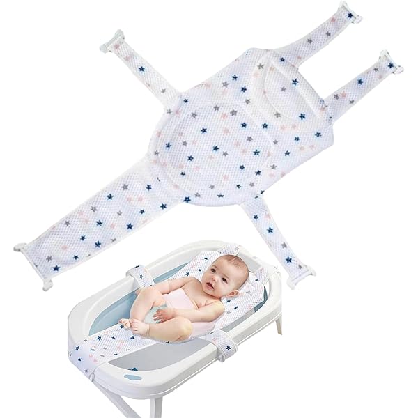 Coussin De Bain Pour Bébé, Coussin De Baignoire Pliable En Forme De Pétale De Fleur Séchage Rapide, Tapis De Baignoire Anti-dérapant Pour évier De Sécurité, Pour Support De Siège De Baignoire (blue