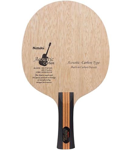 Nittaku Septier Table Tennis Racket - 7-Ply Wood Blade For Attack Players (Shakehand Grip) - View #2