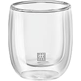 Zwilling &Ccedil;ift Camlı 2'li Espresso Bardak Seti, Şeffaf, 80 ml