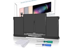 PENGGUO 8000mAh Battery Compatible with MacBook Air 13 Inch A1466 (Mid 2012, Mid 2013, Early 2014, Early 2015, 2017) A1369 (Late 2010, Mid 2011) Replacement Laptop Battery Model A1496 A1377 A1405