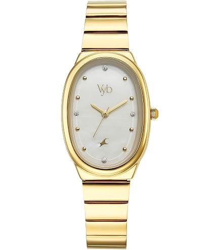 Fastrack Vyb 6.0 Enigma Quartz White Mother of Pearl Oval Dial