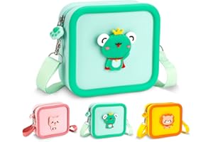 TOYOGO Kids Camera Case, Kids Bag, Portable Bag for Kids, Accessories for Kids Digital Camera, Suitable for Girls and Boys from 3, 4, 5, 6, 7+ Years Old (Green)