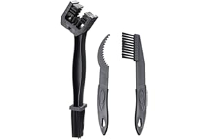 Bynccea Set di Strumenti per la Pulizia della Catena della Bicicletta,Spazzola per Guarnitura della Catena Della bici,Spazzola per la Pulizia Degli ingranaggi,Motociclette Kit di Spazzole Pulizia