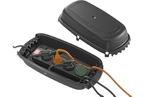 D-Line, Caja de organización de Cables, Unidad Resistente a la Intemperie para Extensiones, Certificación IP54-290mm (Largo) x 125mm (Ancho) x 110mm (Alto) - Negra