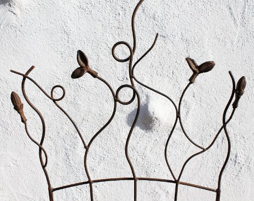 DanDiBo Rankhilfe JD2-12024 Rankgitter aus Metall H-148 cm B-43 cm Kletterhilfe Zaun - 3