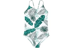 upandfast Girl's One Piece Swimsuit UPF 50+ Girl Beach Swimwear Bathing Suit for 2-12 Years