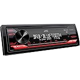 JVC KD-X282DBT - Radio de Coche USB con Dab+ y Bluetooth Manos Libres (USB, Entrada Auxiliar, 1 x pre-Salida de 2,5 V, proces