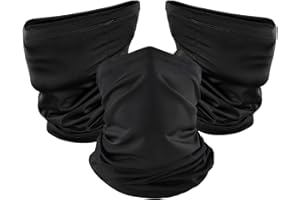 CUTILAND Cache Cou Elastique Pour Homme Et Femme,Cache Cou Tubulaire,Élastique Multifonctionnel Bandana,Unisexe Tour De Cou Élastique,Cache Cou Tubulaire D'hiver Multi-Usage,Unisexe Tour De Cou Élastique,Noir