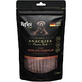 Reflex Plus Snackies Natural F&uuml;me Dana Etli &Ccedil;ubuklar Premium K&ouml;pek &Ouml;d&uuml;l Maması 170 g