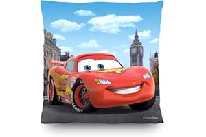 AG Design - Cuscino decorativo Disney con copertina - Disney Cars - 40 x 40 cm, 1 pezzo - CND 3112