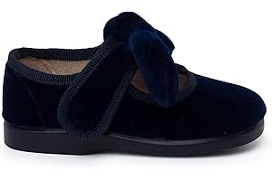 Pisamonas Merceditas niña Lazo Terciopelo Cierre adherente