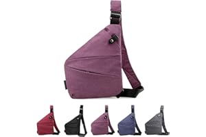 HIDRUO Wander Plus Anti Theft Bag, Waterproof Anti-theft Crossbody Shoulder Bag, Side Slim Sling Bag for Outdoor