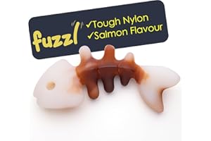 Fuzzl Ultra-wytrzymała rybna nylonowa zabawka do żucia