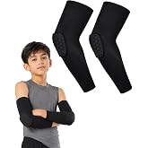 BEPSYOM Futsal Elbow Pads 2 pcs Size XS | Honeycomb Anti-Impact Structure | Stable Elbow Protectors for Children Crawling, Vo