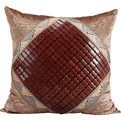 Preisvergleich Produktbild WEN XIN Bambusmatten-Sofakissen im chinesischen Stil Einfaches Autokissen