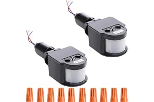 Youmile DC 12 V automatisk infraröd rörelsesensor PIR rörelsesensor rörelsedetektorbrytare med lock för LED-översvämningsljus