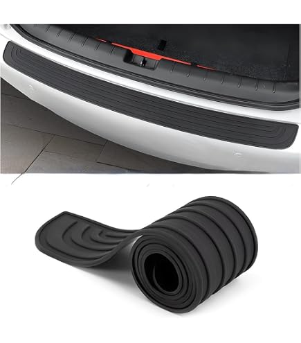 Für Fabia MK2 2010-2014 RGM Stoßstangenschutz Hinten Für Skoda Fabia MK2 Kombi (2010-2014) – Schwarze ABS-Abdeckung Skoda Fabia MK2 Kombi 2010-2014