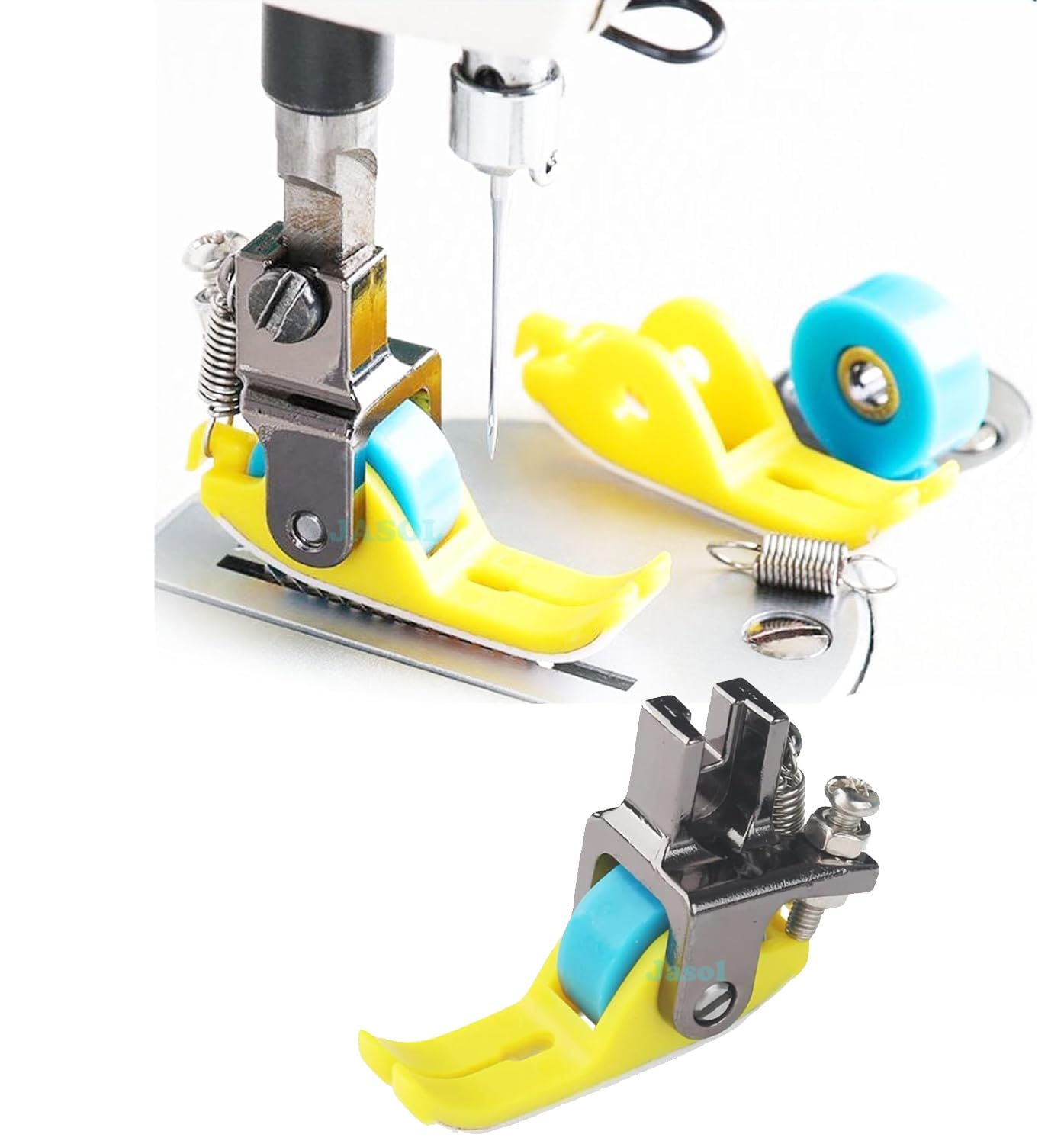 Ultimate Sewing Machine Presser Foot: Teflon Narrow Roller for Effortless Precision