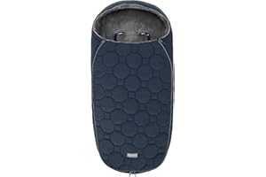 Sacco Invernale Passeggino Inglesina, Imbottito, Caldo e Confortevole, Protezione Freddo e Sicurezza, Compatibile con passeggini Inglesina, Midnight Blue