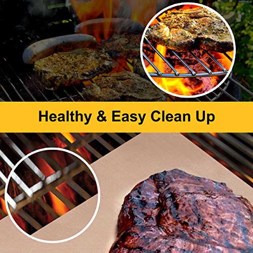 Dauerbackfolie (3er Set, 40 x 60 cm), einfach zuzuschneiden, spülmaschinenfest, umweltschonend | 2 Jahre Zufriedenheitsgarantie | Dauerbackfolie, Backpapier wiederverwendbar - 5