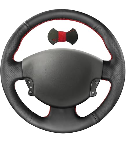 MEWANT Housse De Volant Cousue à La Main - Renault Mégane 2 2002-2009, Kangoo ZE 2008-2013, Scénic 2 2003-2009, Grand Scénic 2004-2009