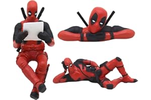 DGTSYAL Deadpool Figures, 3 Pieces Deadpool PVC Figures Birthday Cake Topper Cake Decoration Girl/Boy Home Table Car Decorations Model Toy Pack Optimised Adult Collector's Item