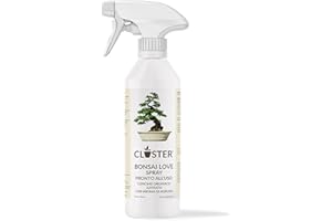 CLOSTER Bonsai Love Spray 500ML Prêt à l'Emploi - Engrais Bonsaï, Fertilisant Bonsaï Naturel Liquide - Engrais Azoté Organique avec Algues Brunes - Pour l'Entretien des Bonsaïs d'Intérieur et d'Extéri