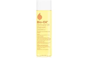 BIO-OIL Bio Oil Body Natural Skin Care Oil (200ml) - Firming Skincare That Reduces Appearance Of Stretch Marks & Scars - Grease Free Moisturiser Lotion - With Vitamin E & Vitamin A
