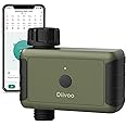 Smart Water Timer, Diivoo Bluetooth Sprinkler Irrigation Timer with Frequency, Duration Irrigation and Rain Delay for Outdoor Garden Watering