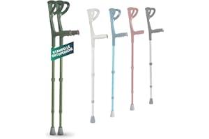 REMEDIA ONE - Stampelle Ortopediche Regolabili in Altezza