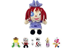 POPOYU The Amazing Digital Circus Plush, Ragatha Jax Jungle Cyfrowe figurki cyrkowe, cyfrowy cyrk, pluszowe zabawki dla chłopców i dziewcząt, fanów telewizji, dzieci, Boże Narodzenie, prezenty