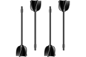 ISTOYO Resin Mixer Paddles for Premium Epoxy Mixer, Attachment for Epoxy Resin Mixer Pro, Reusable Resin Stirrer, Paint Stirrer Drill Attachment for Resin, Silicone Mixing (Included 4 Small Paddles)