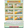 TMS03E | TEACHINGNEST Greedy Dog Chart | English Moral Story | Laminated 33x48 cm (13x19 inch) | Wall Sticking [Wall Chart] teachingnest