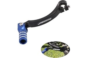 USTPO Motorrad Schalthebel Schalthebel Schalthebel Pedal CNC Aluminium Fit für YZ250F YZ450F YZ250FX YZ450FX WR250F WR450F Motorrad - Blau