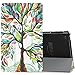Produktbild MoKo Hülle für All-New Amazon Fire HD 8 Tablet (7th & 8th Generation – 2017 & 2018 Modell) - Ultra Slim Lightweight Smart Cover mit Durchschaubar Rückseite Schutzhülle, Glück Baum