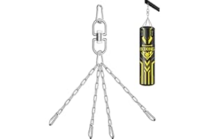 YORWHIN Boxsackaufhänger, 360° Drehung Schwere Taschenkette, Schwerer Taschenaufhänger Halterung für schwere Tasche, Turnschaukel, Trapez, Yoga und Hängematte